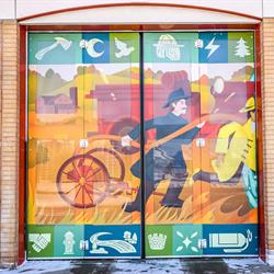 Partial Detail of Chasing Fire Through Time